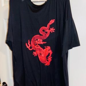 Oversized dragon tee